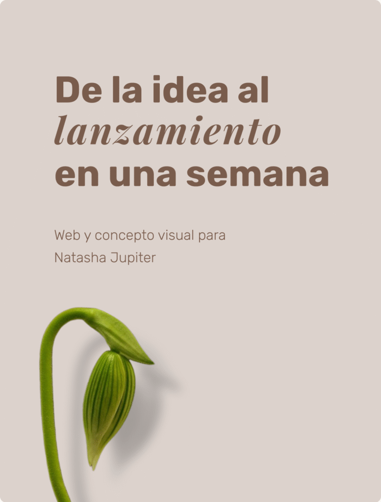 De la idea al lanzamiento web en una semana